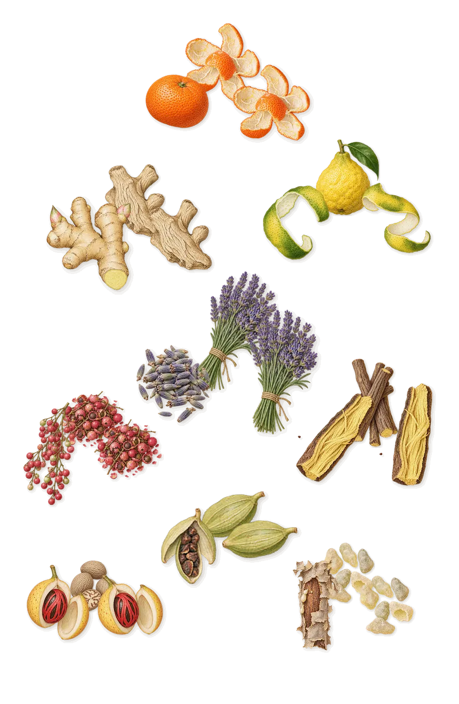 Ambassador Intense, when you spray it: Liquorice, Cardamom, Nutmeg, Frankincense, Pink pepper, Mandarin, Bergamot, Lavender, Ginger