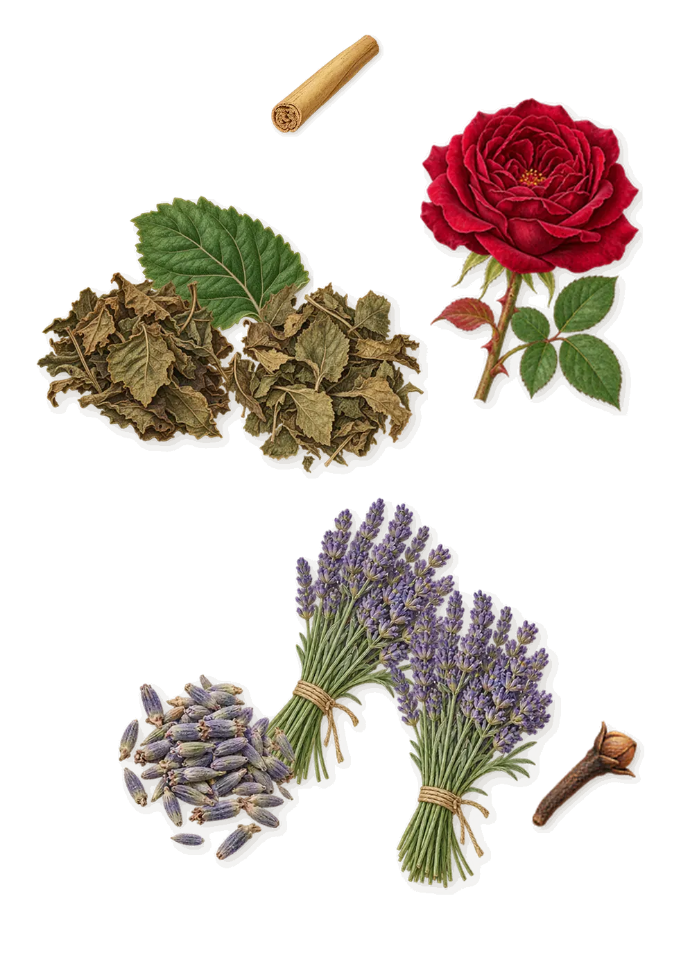Gold, as it settles: Lavender, Patchouli, Clove, Rose, Cinnamon