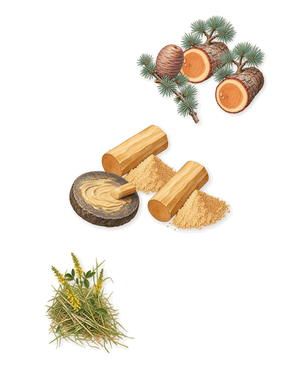 Bohemian Lime, what stays: Cedar, Sandalwood, Coumarin (new-mown hay)
