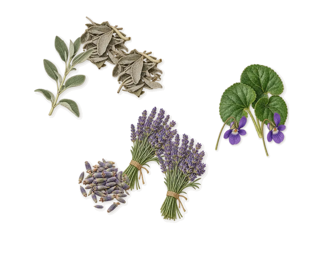 Drakkar Bleu, as it settles: Lavender, Violet, Sage