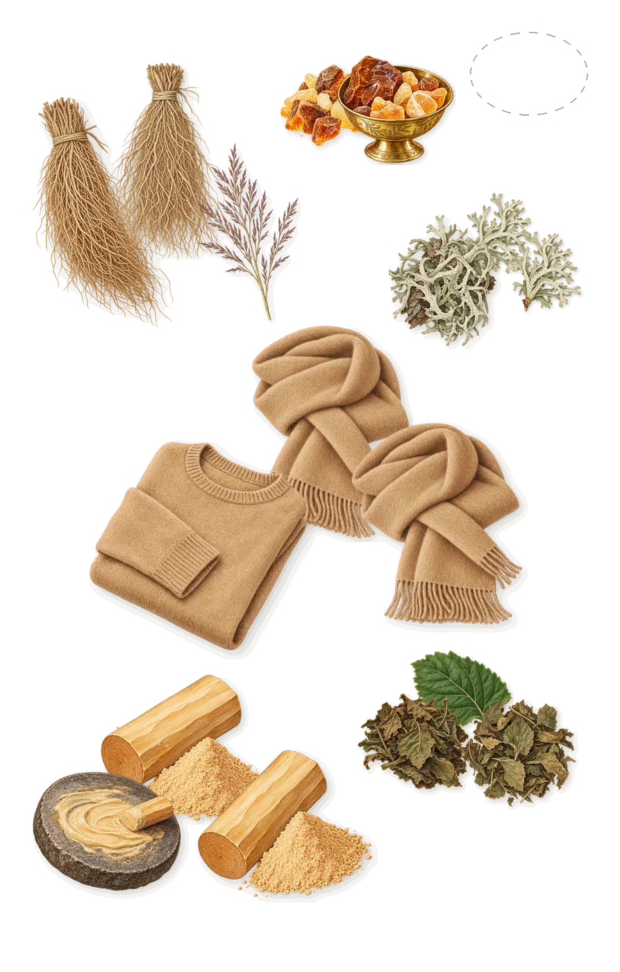 Fidji, what stays: Oakmoss, Vetiver, Sandalwood, Musk, Resins, Amber, Patchouli