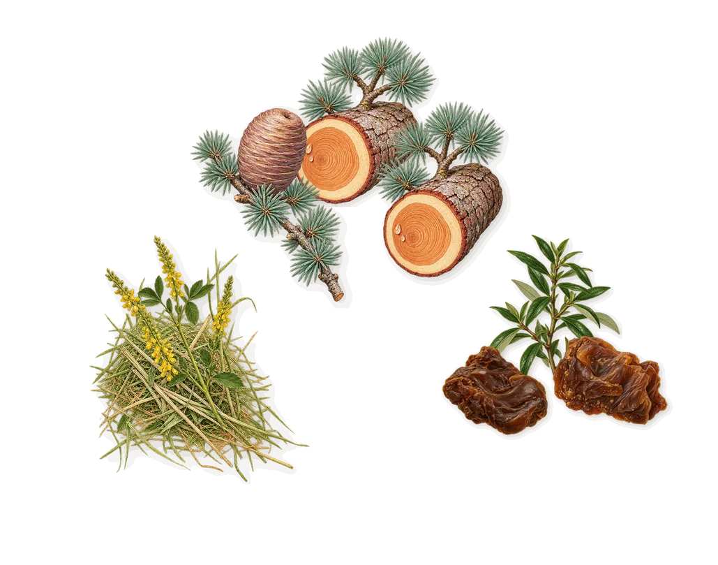 Bottled Elixir, what stays: Cedar, Labdanum, Coumarin (new-mown hay)