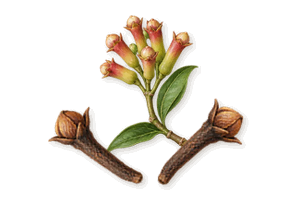 Cuir 404, as it settles: Clove