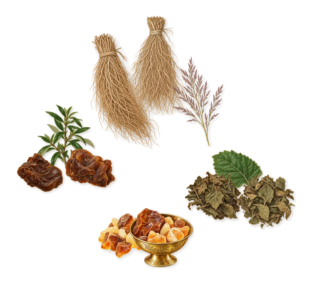 Isvaraya, what stays: Patchouli, Vetiver, Labdanum, Amber