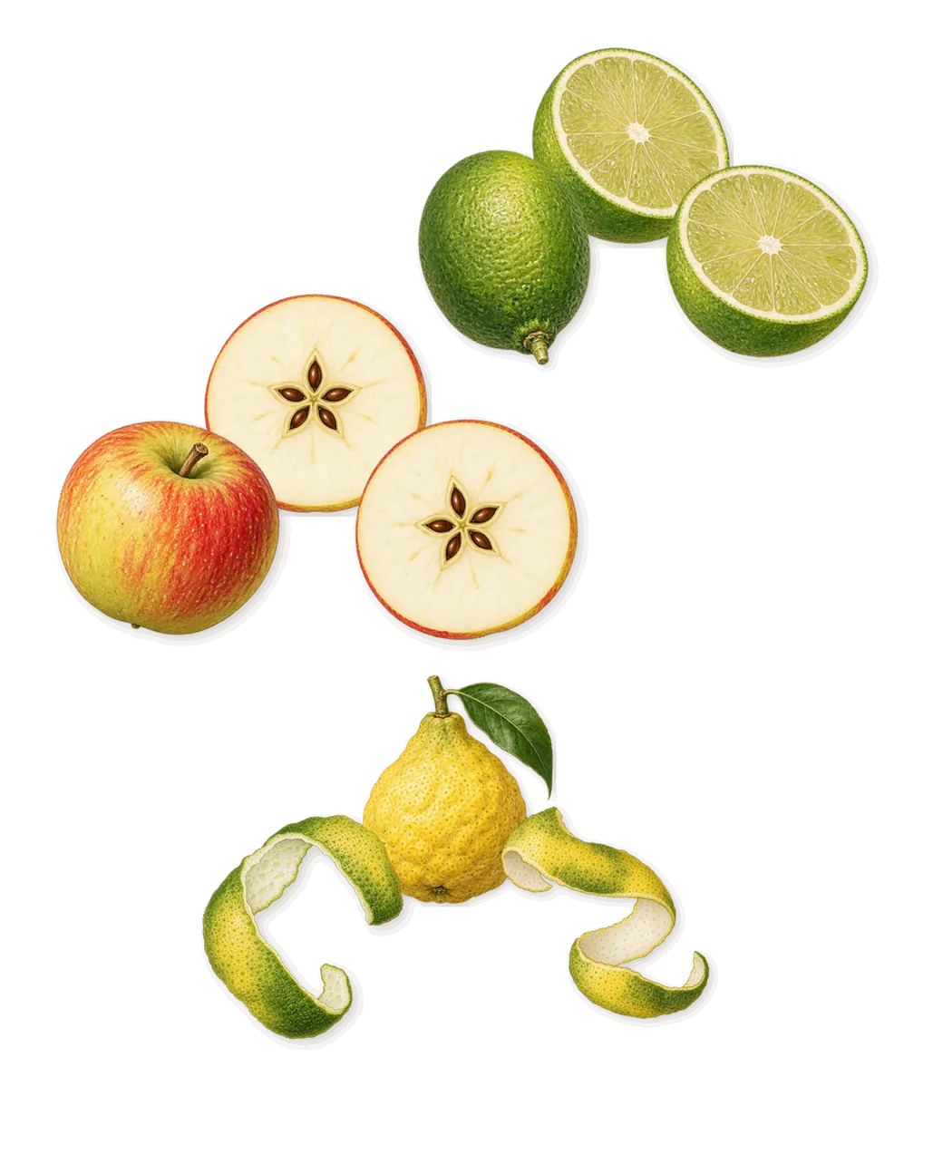 Classic Gold, when you spray it: Apple, Lime, Bergamot