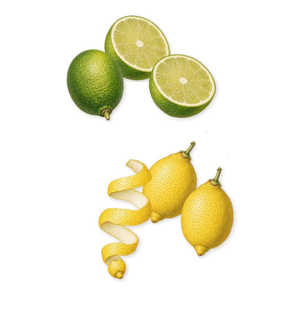 Vintage Bloom, when you spray it: Lemon, Lime