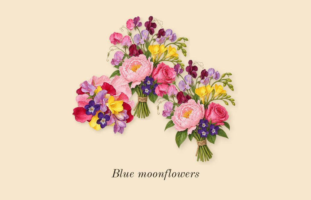 Moonlit Camomile Cologne, heart: Blue moonflowers