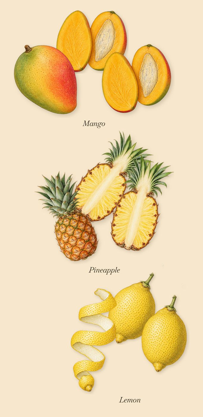 Carioca Heart, when you spray it: Lemon, Pineapple, Mango