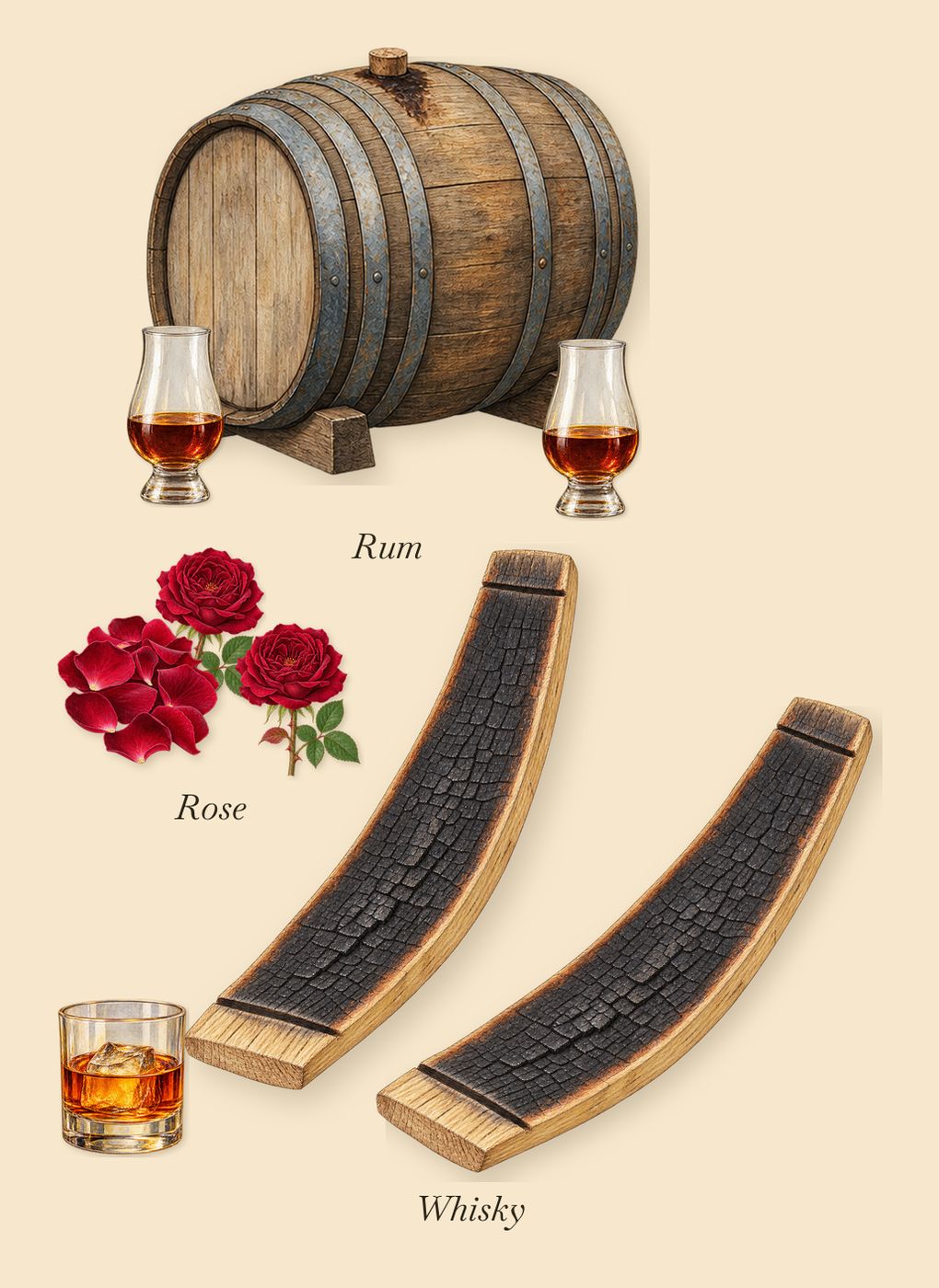 Siren & Sailors, as it settles: Rose, Rum, Whisky