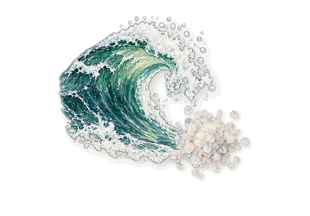 Blue, as it settles: Marine notes