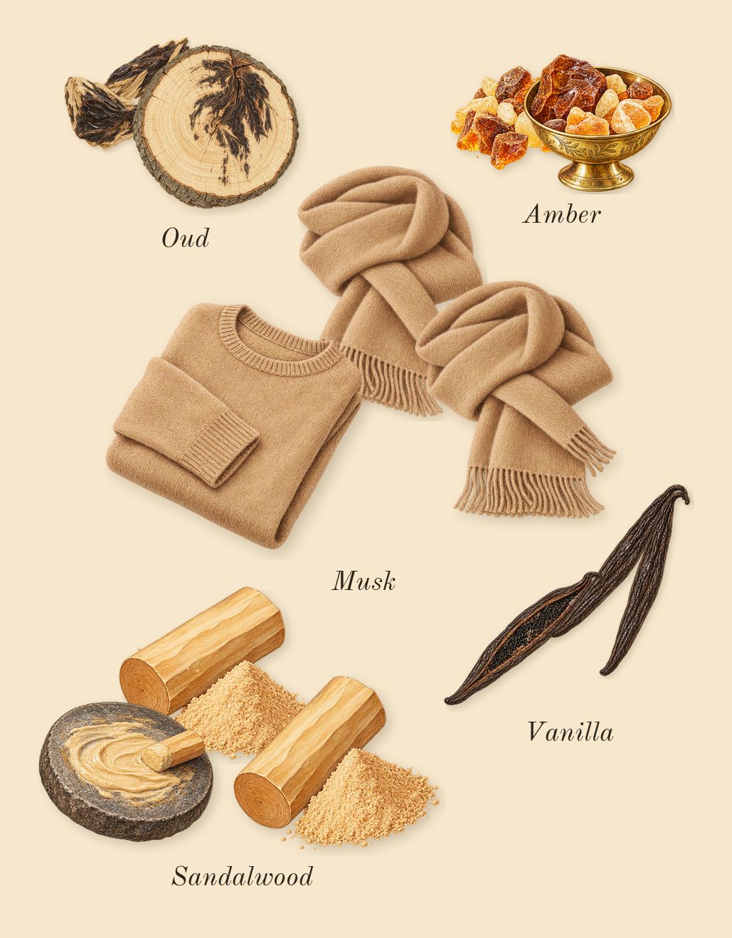 Blackmail, dry-down: Vanilla, Sandalwood, Oud, Amber, Musk
