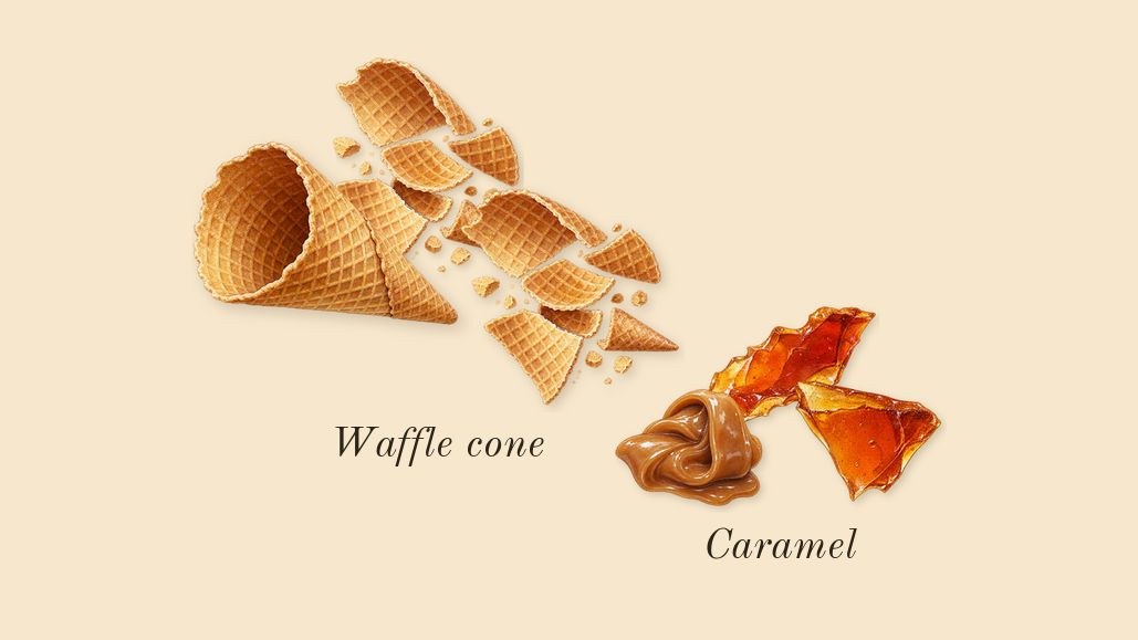 Unknown Pleasures, heart: Caramel, Waffle cone