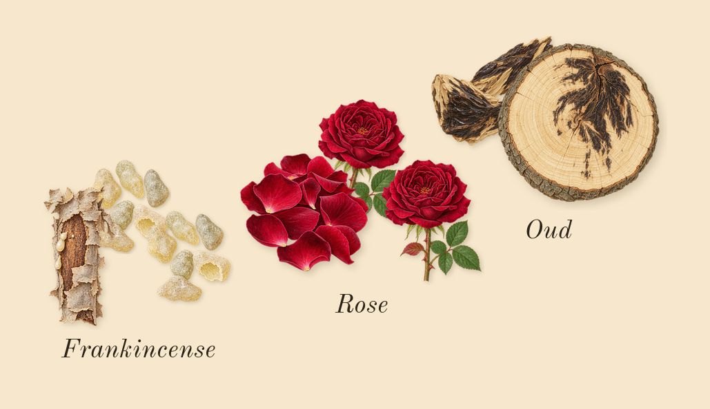 Rose Couture, heart: Rose, Oud, Frankincense