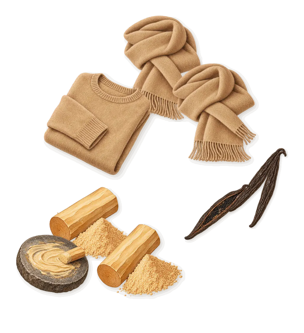 Touch of Pink, what stays: Vanilla, Musk, Sandalwood
