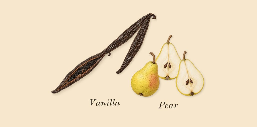 Ana Abiyedh, heart: Pear, Vanilla