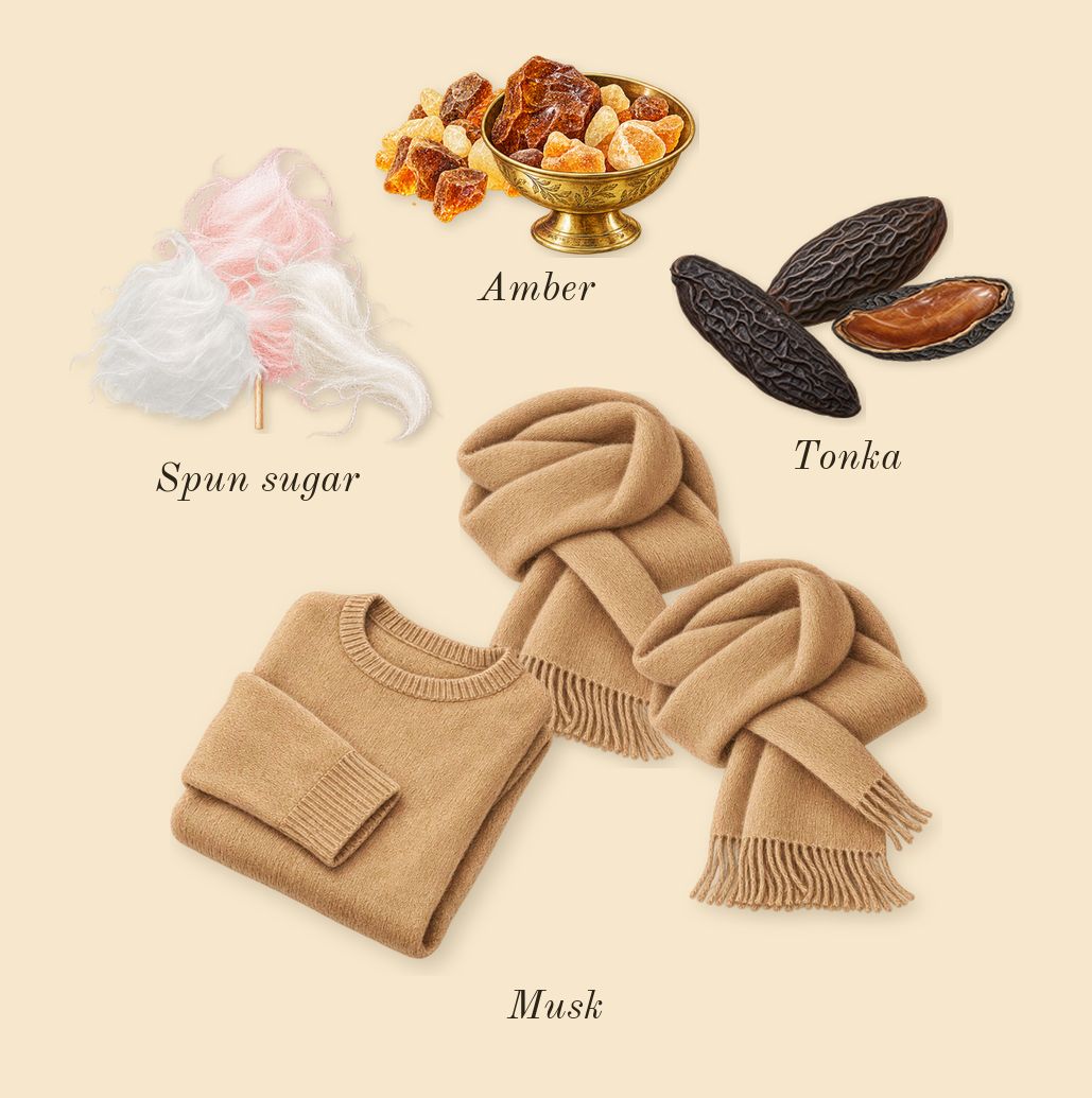 Nebras, dry-down: Tonka, Amber, Musk, Spun sugar