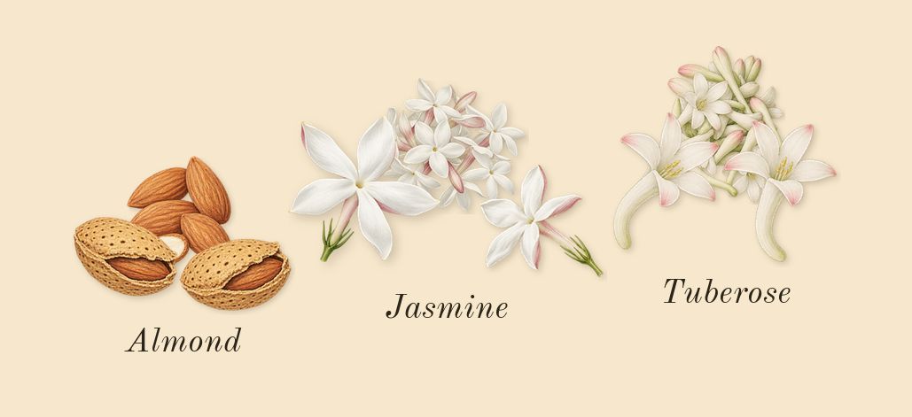 Yara Moi, heart: Tuberose, Jasmine, Almond