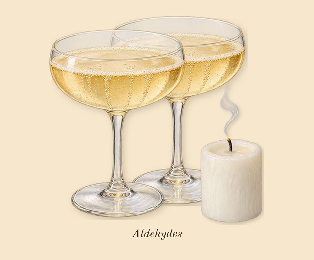 Musc 25, top notes: Aldehydes