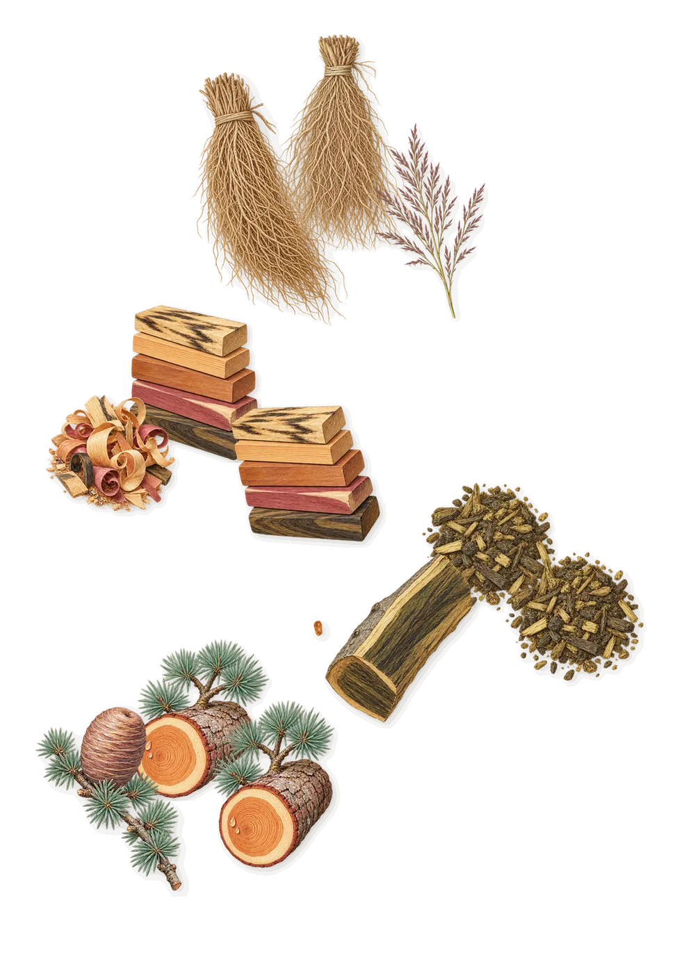 Dom Rosa, what stays: Woody notes, Cedar, Vetiver, Guaiacwood