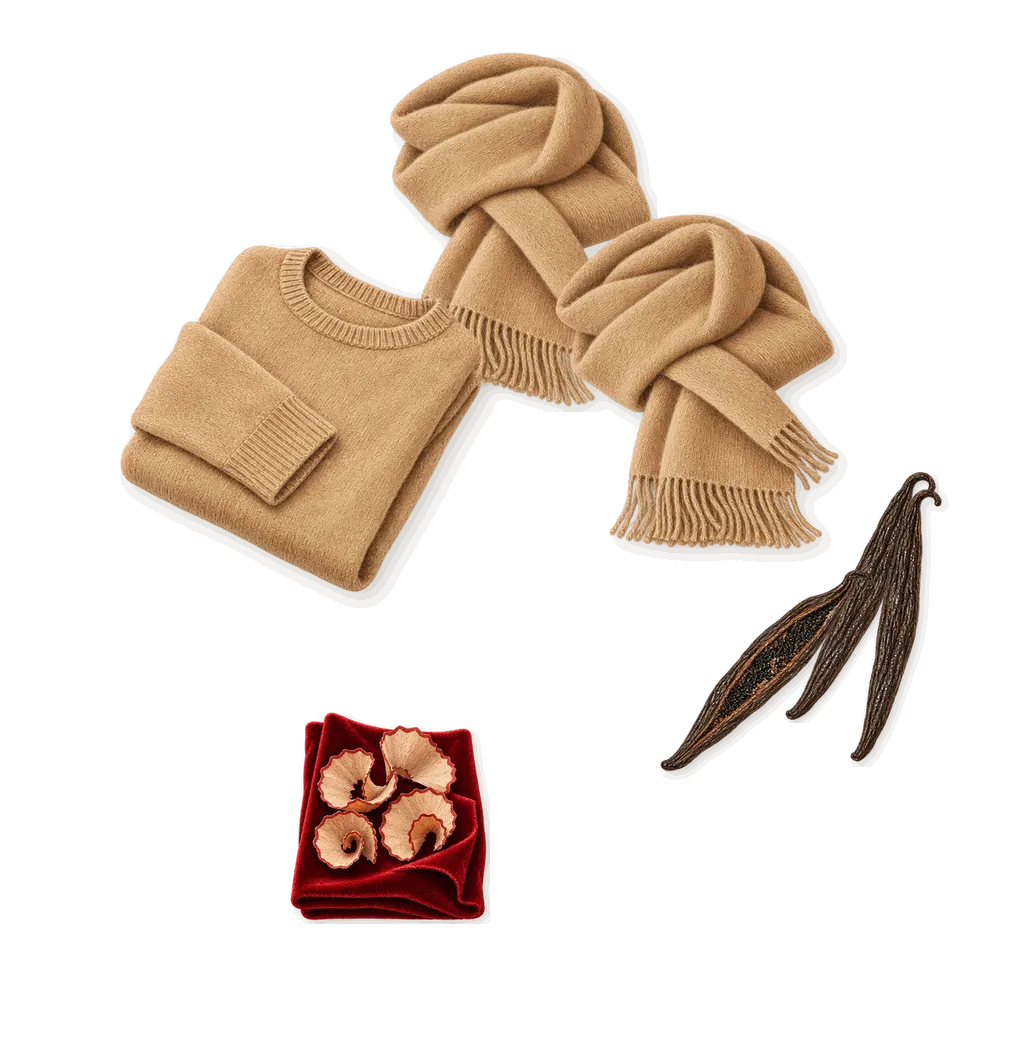 Évasion Bonbon, what stays: Vanilla, Musk, Iso E Super (pencil shavings on velvet)