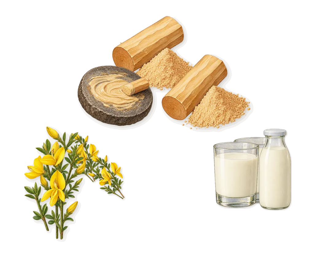 Lost Alice, what stays: Sandalwood, Scotch broom, Milk