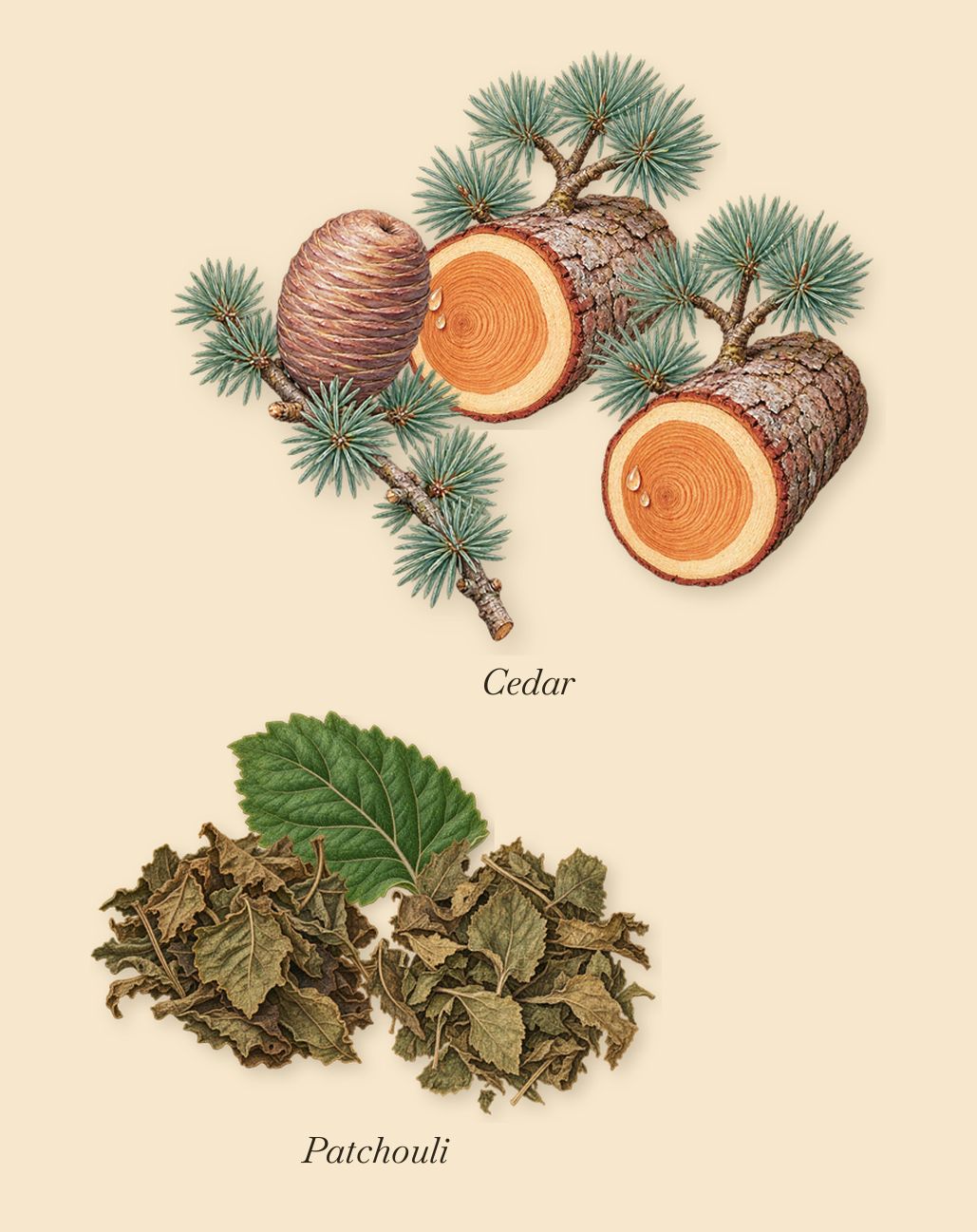 Ithaque, what stays: Cedar, Patchouli