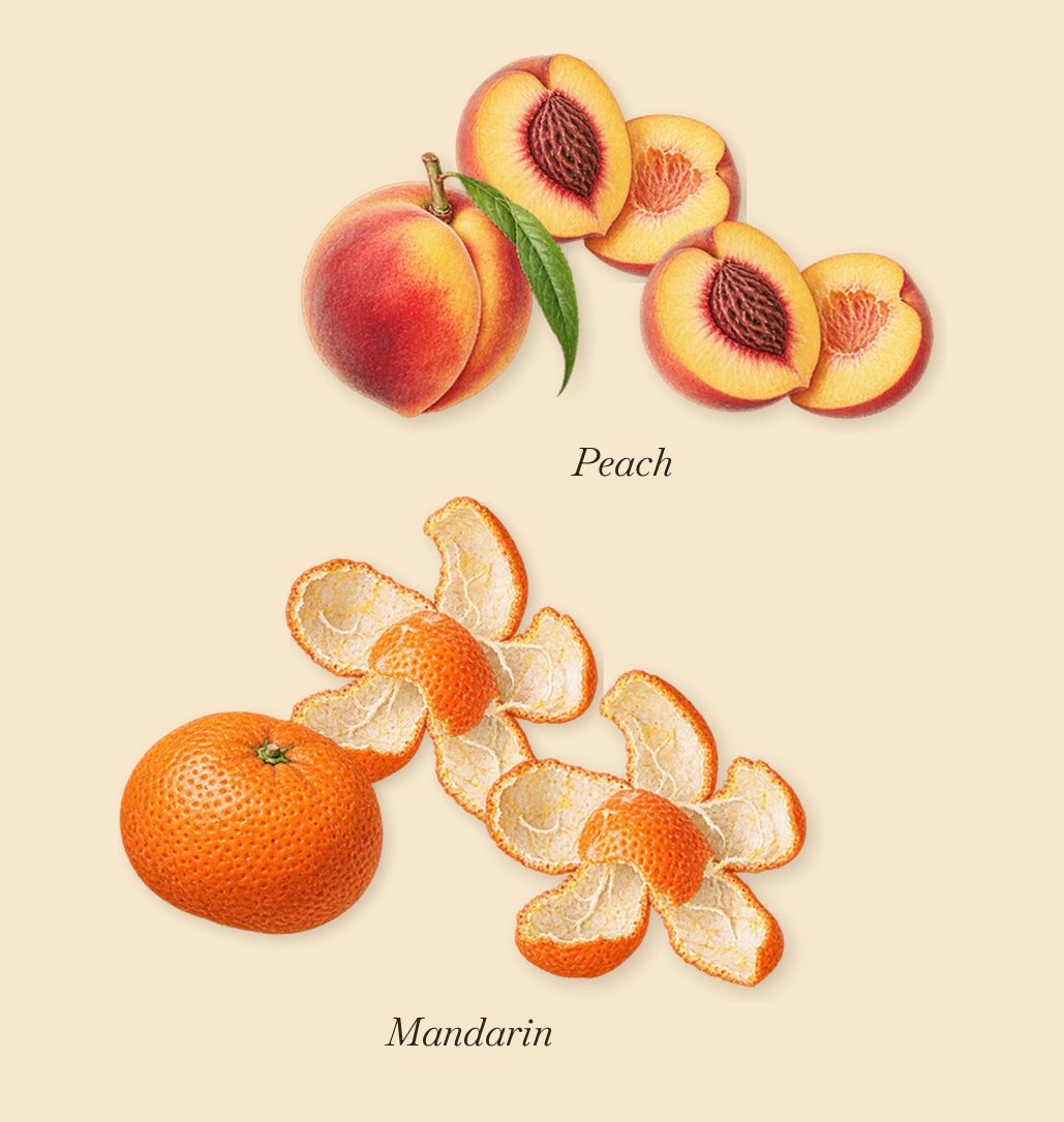 Marfa, when you spray it: Mandarin, Peach