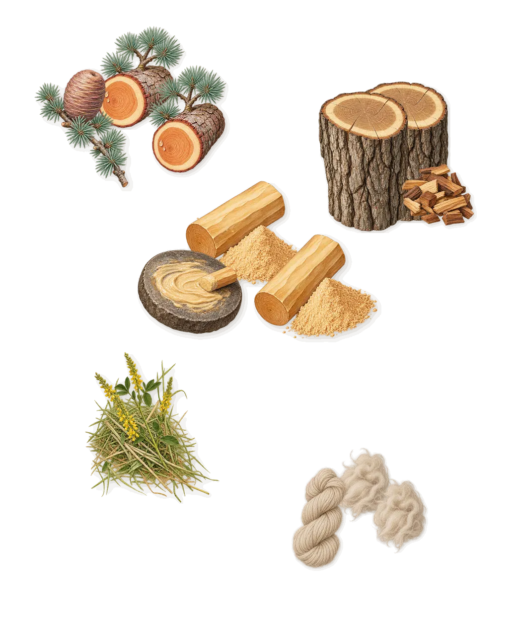 Sherwood, what stays: Sandalwood, Oak, Cashmeran (cashmere wood), Cedar, Coumarin (new-mown hay)