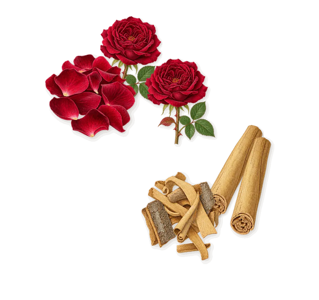 Sintra, as it settles: Cinnamon, Rose