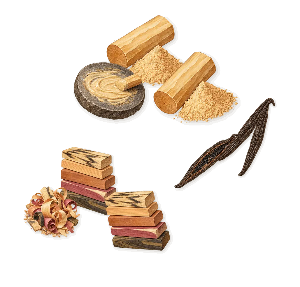 Prodigy, what stays: Sandalwood, Vanilla, Blonde woods