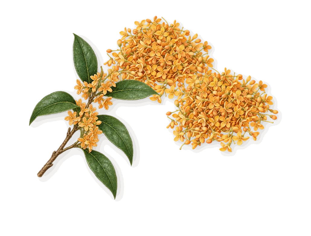 Fleur de Lait, as it settles: Osmanthus