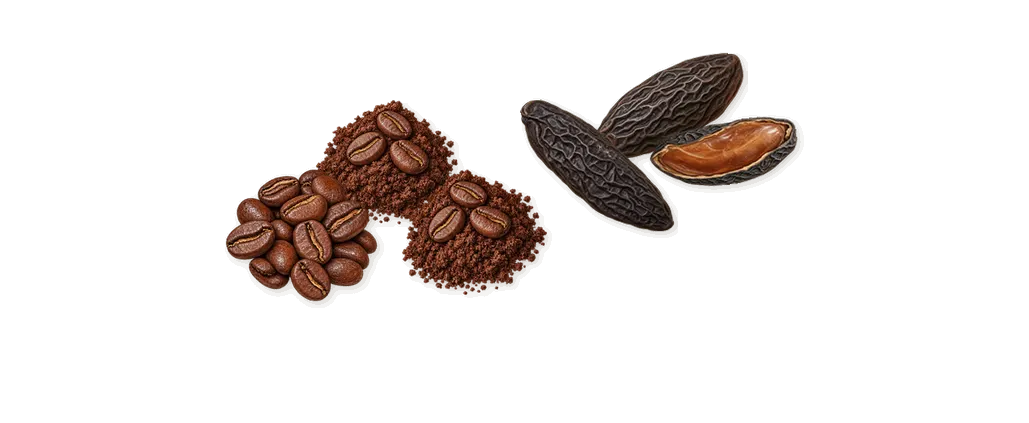 Chocolate Greedy, what stays: Coffee, Tonka