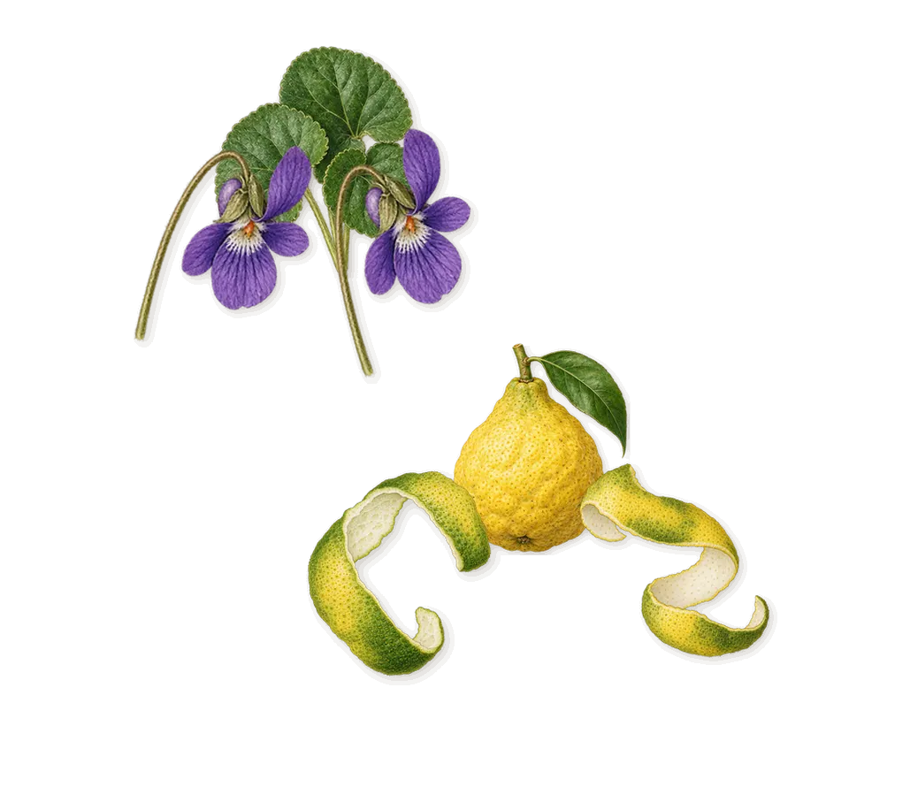 Legend, when you spray it: Bergamot, Violet