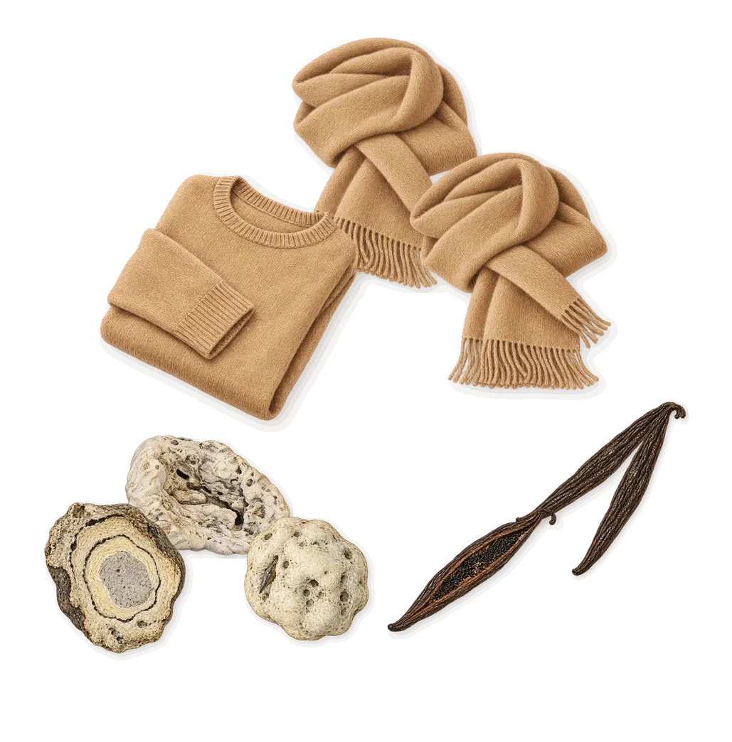 Amber Radiance, what stays: Vanilla, Musk, Ambergris