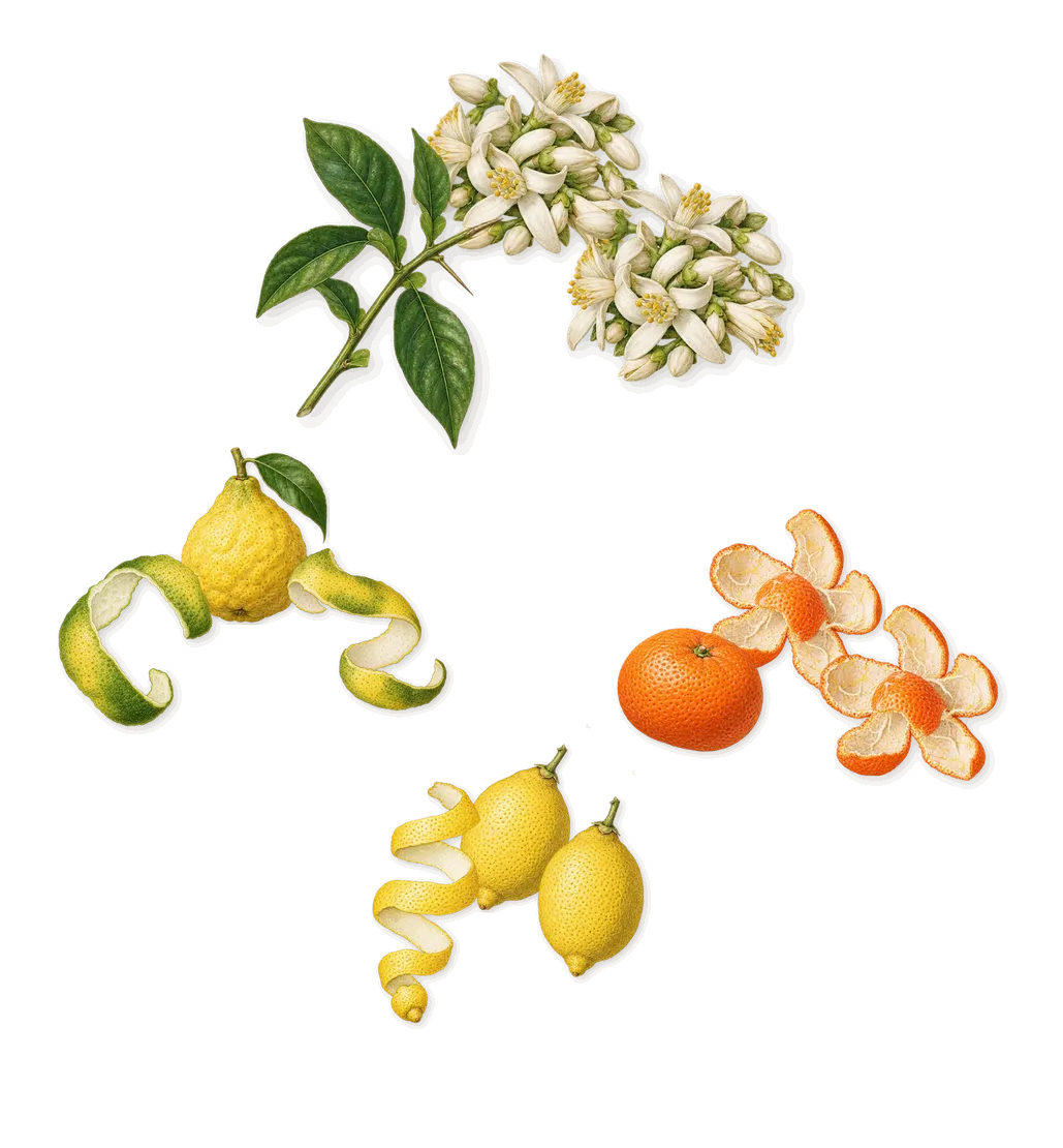 Sculpture Homme, when you spray it: Orange blossom, Bergamot, Lemon, Mandarin