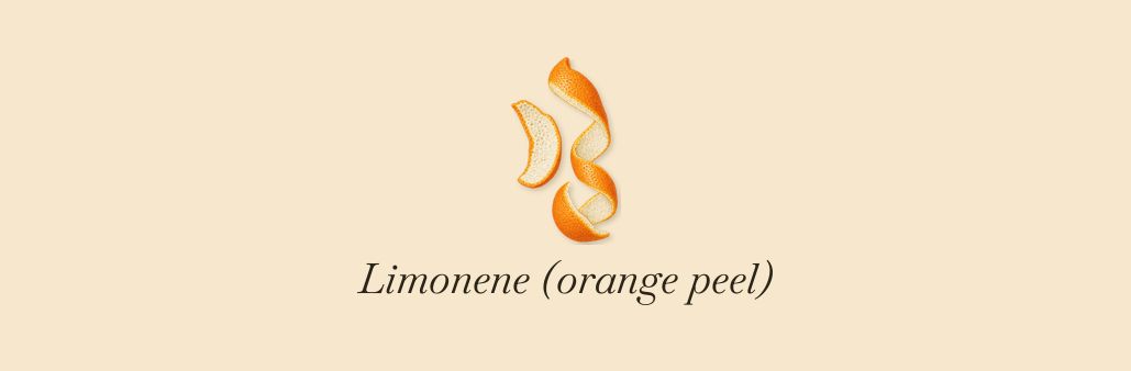 Bengale Rouge, when you spray it: Limonene (orange peel)