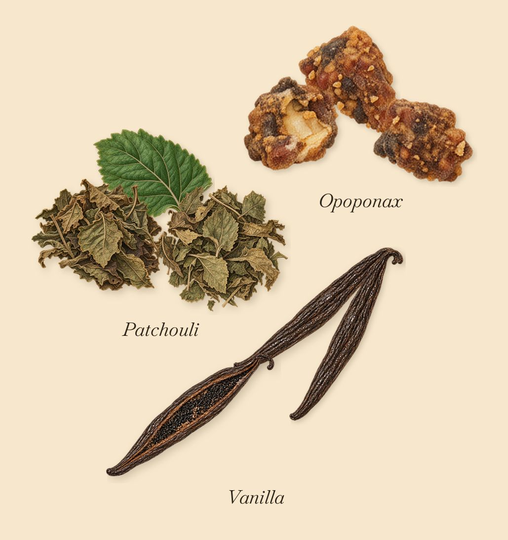 Carlisle, what stays: Vanilla, Patchouli, Opoponax