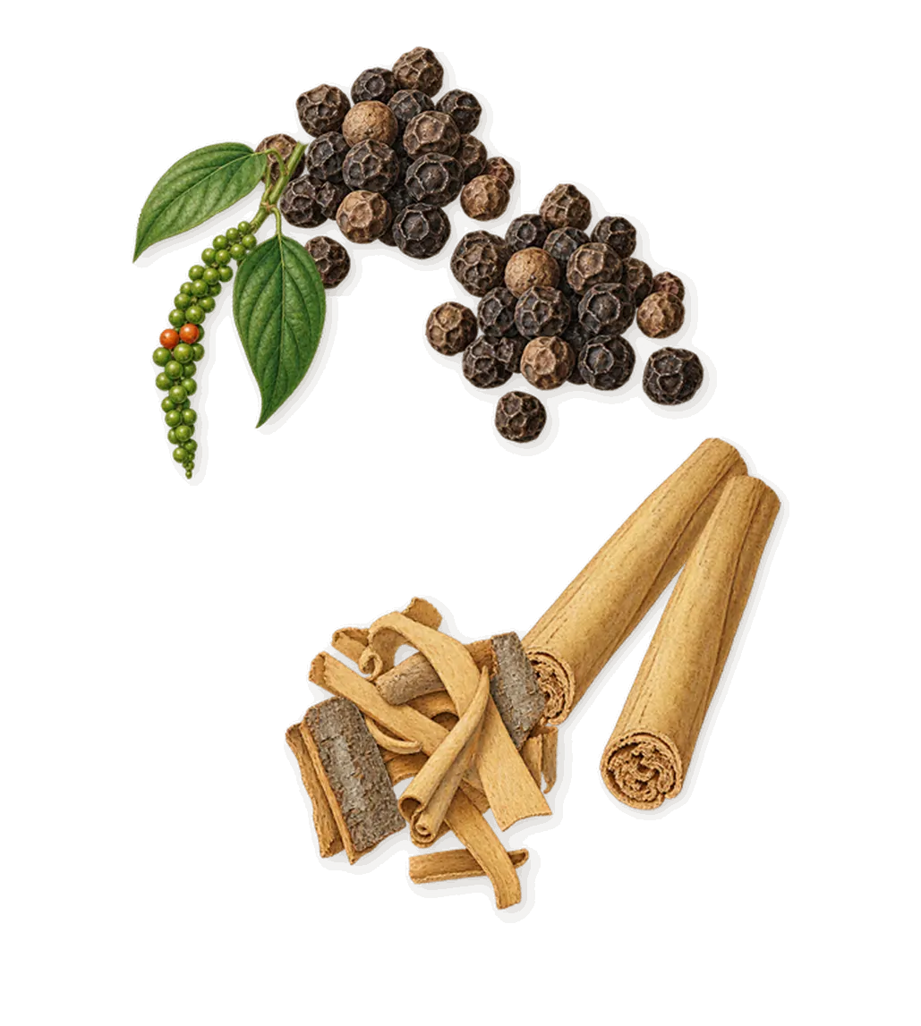 Herod, when you spray it: Cinnamon, Black pepper