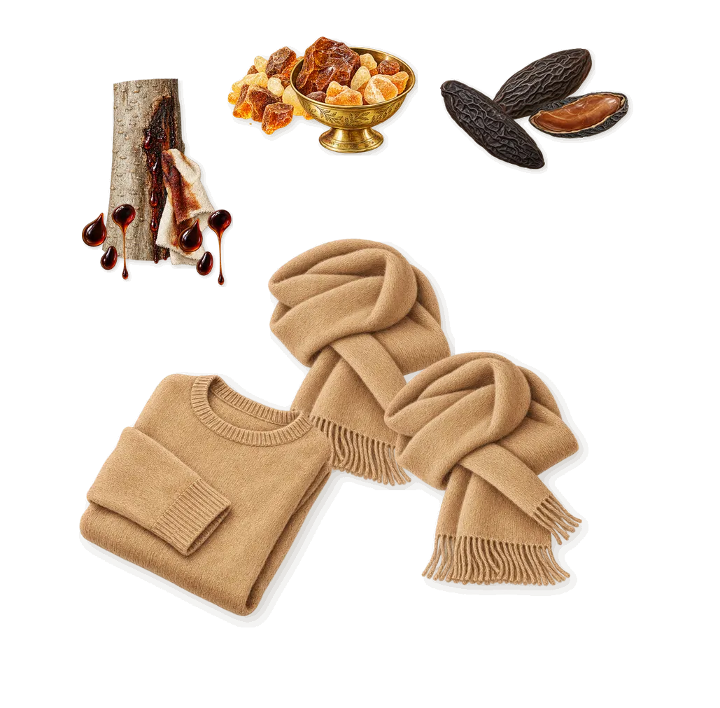 LA LA Love, what stays: Peru balsam, Tonka (coumarin), Amber, Musk