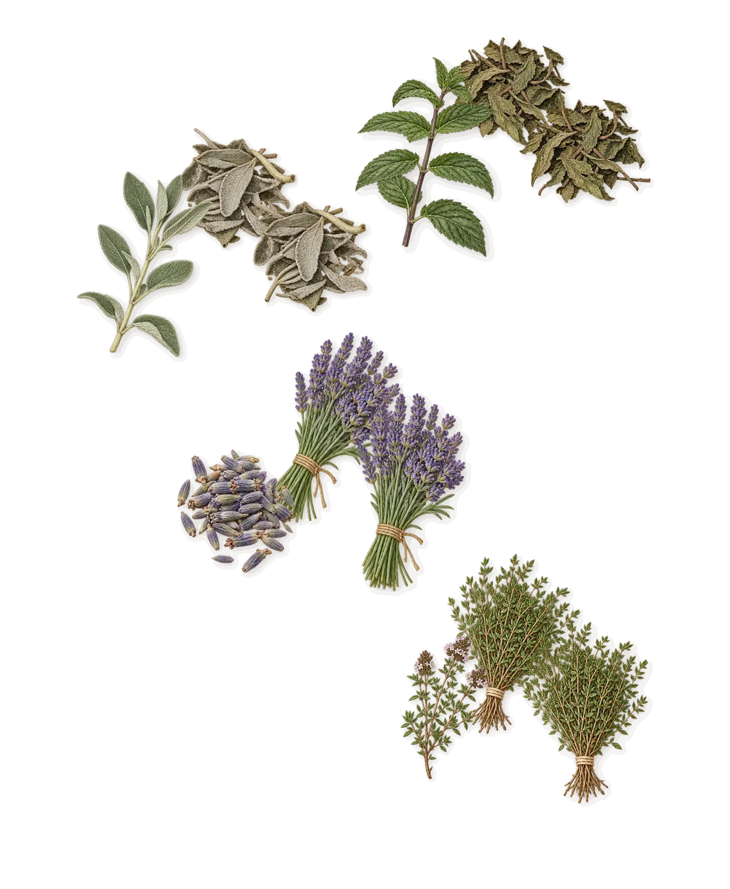 Agua Brava, when you spray it: Lavender, Thyme, Sage, Mint