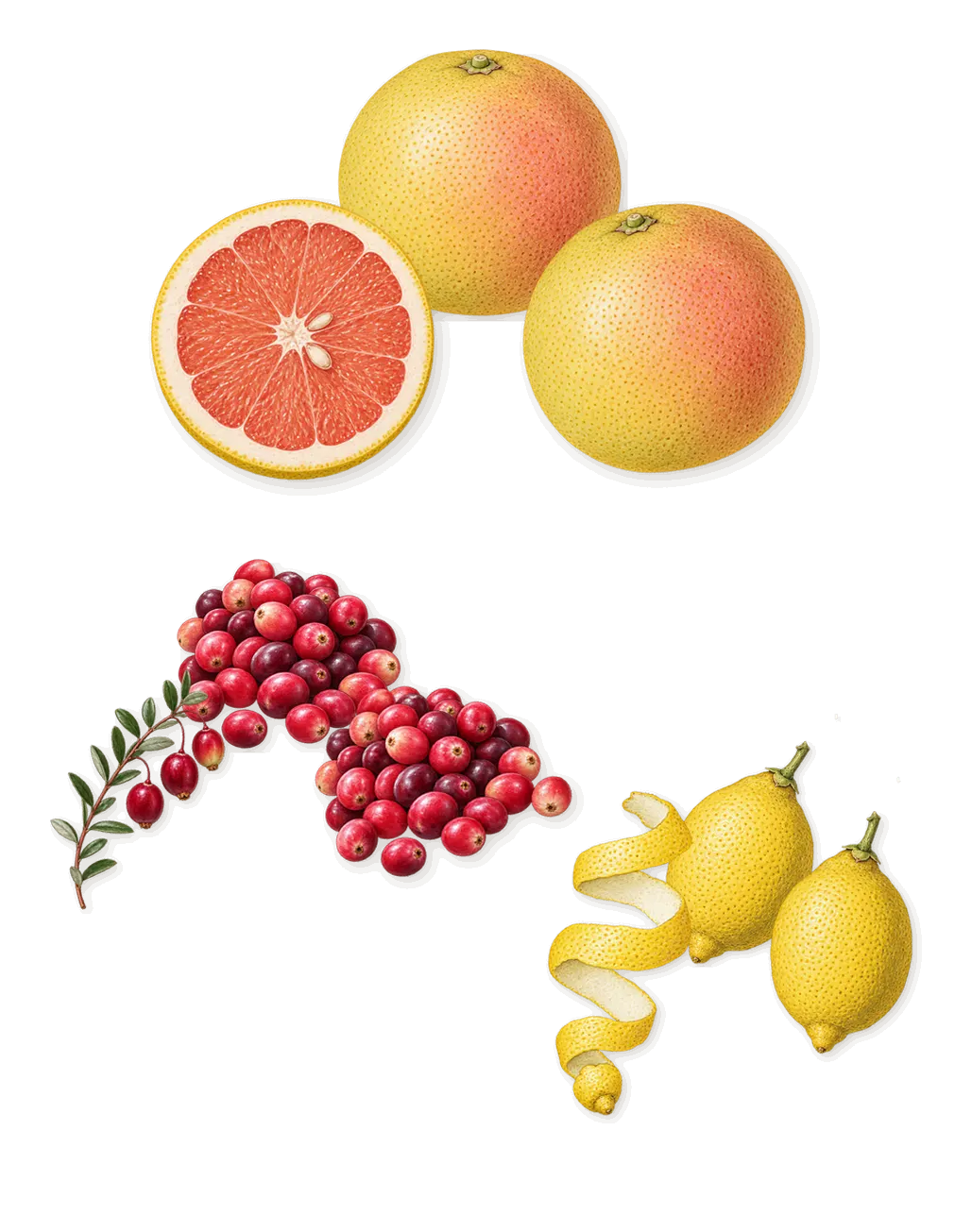 Polo Red, when you spray it: Grapefruit, Cranberry, Lemon