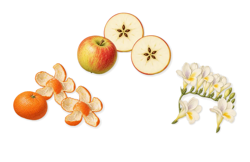 Ralph, when you spray it: Apple, Mandarin, Freesia