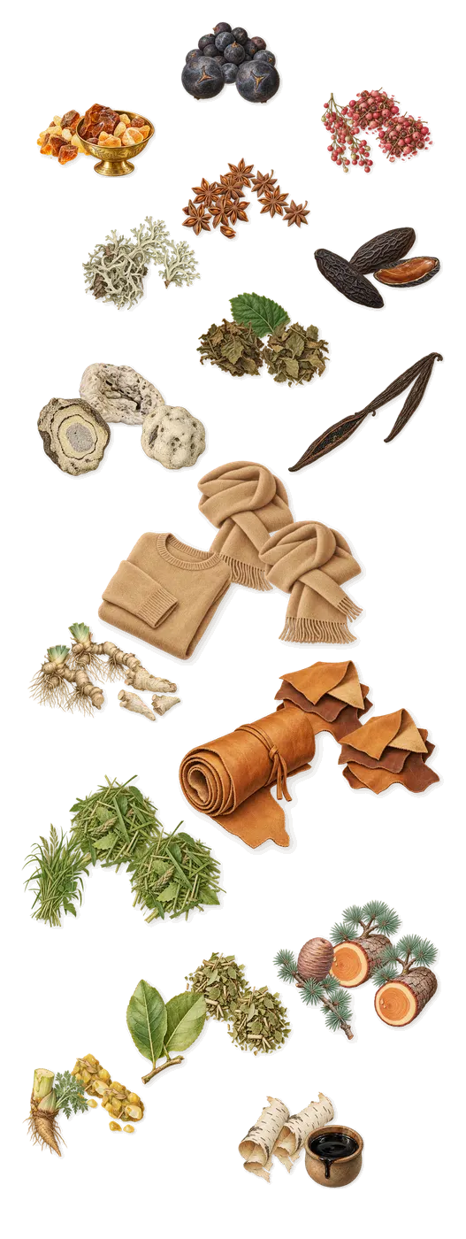 Isola Blu, what stays: Cut grass, Mate, Galbanum, Pink pepper, Anise, Patchouli, Oakmoss, Cedar, Juniper, Vanilla, Tonka, Amber, Iris, Birch, Leather, Ambergris, Musk