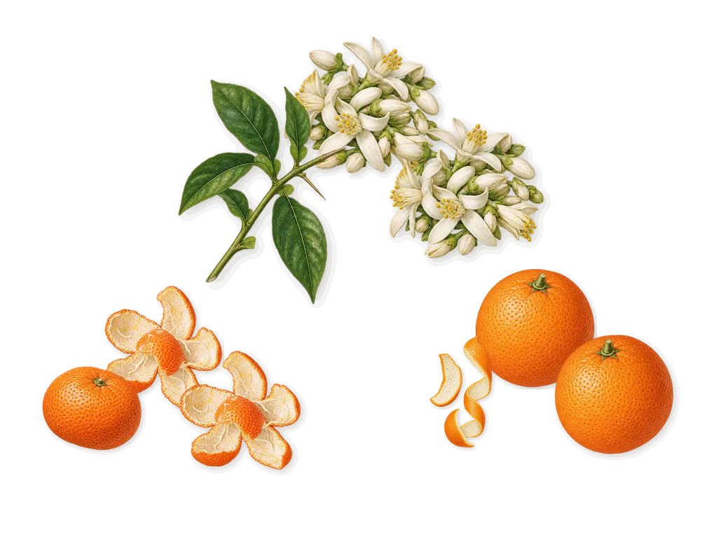 A Lovely Summer Sunburst, when you spray it: Mandarin, Sweet orange, Neroli