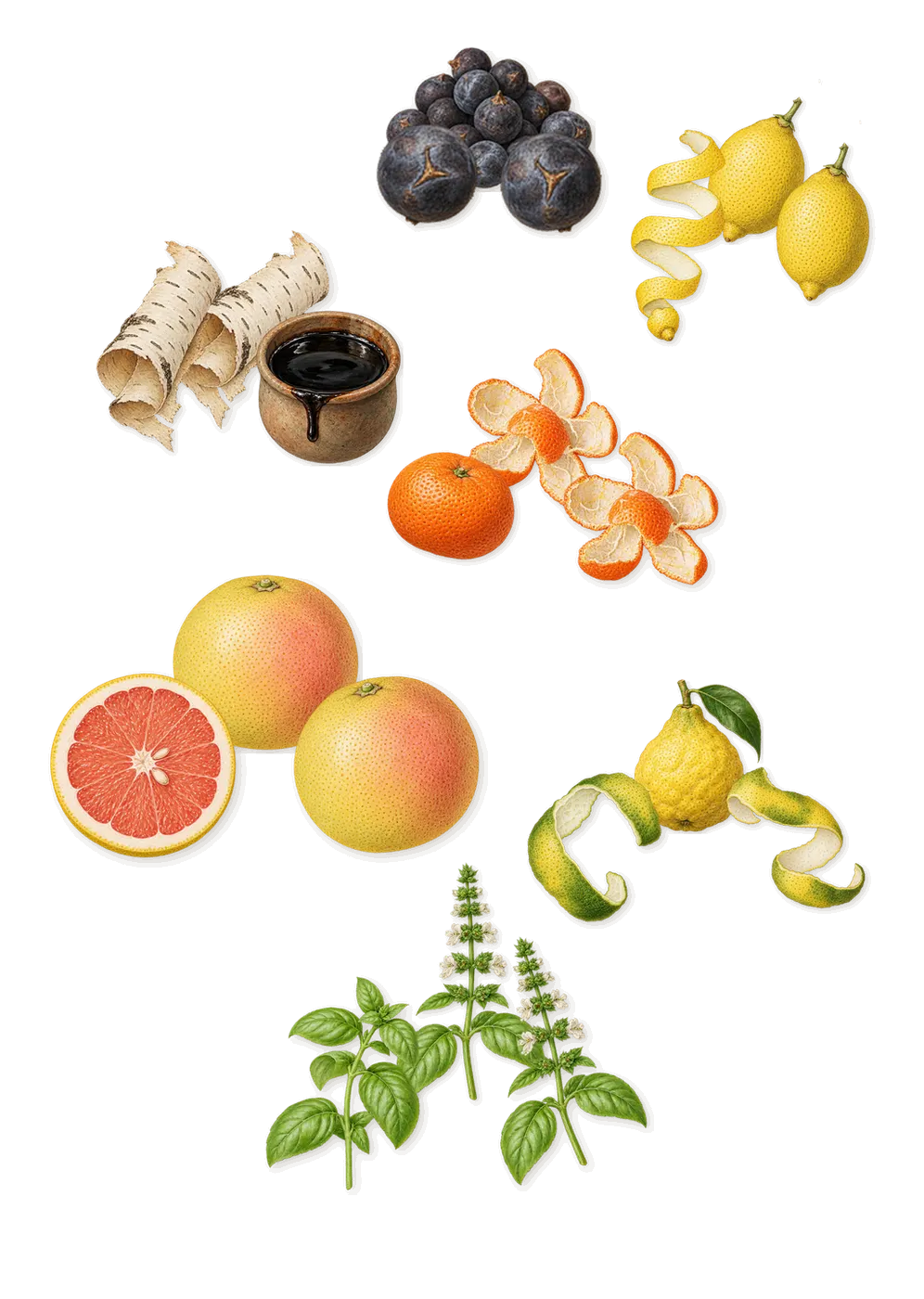 Unforgivable, when you spray it: Mandarin, Grapefruit, Lemon, Bergamot, Birch, Basil, Juniper