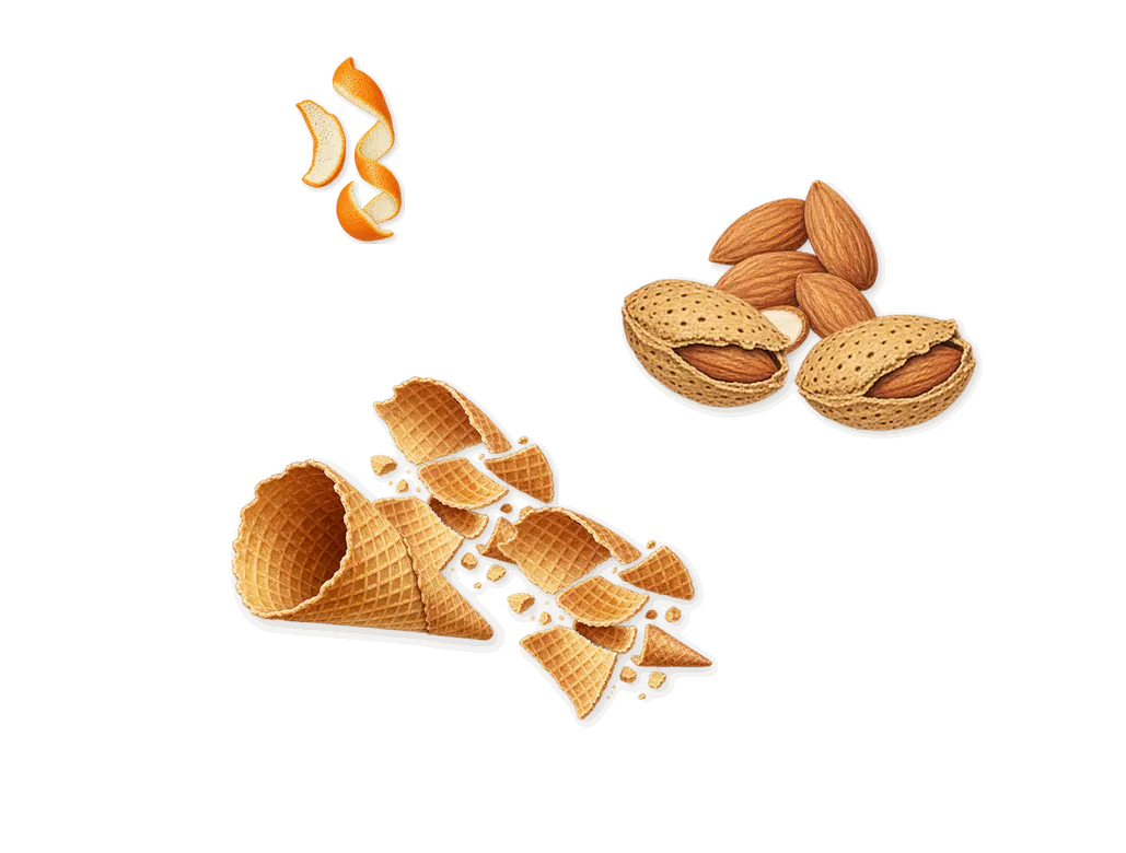 Match Made In Heaven, when you spray it: Almond, Waffle cone, Limonene (orange peel)