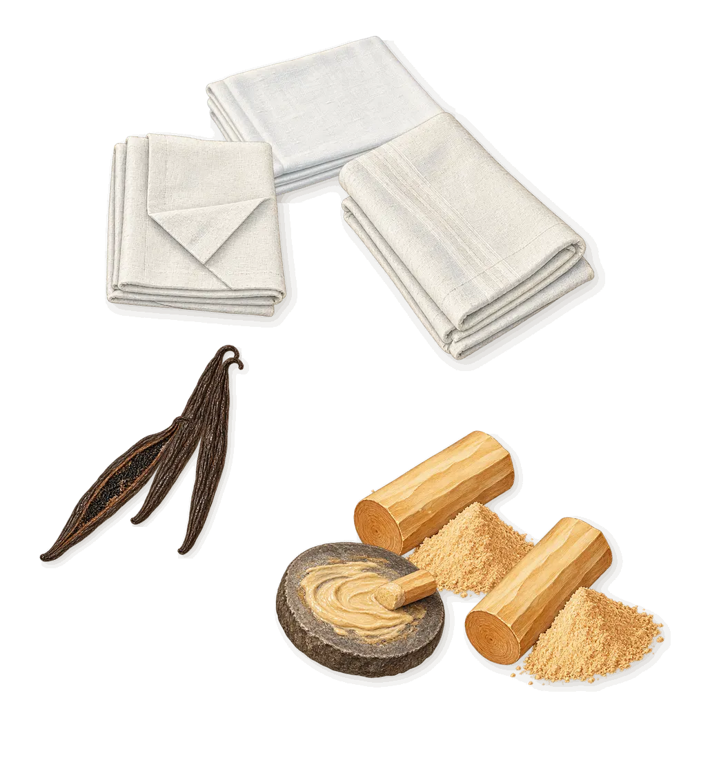 Dolce Melodia, what stays: Sandalwood, Vanilla, White musk
