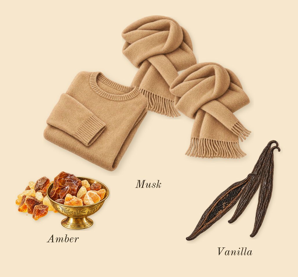 Essence of Casablanca, dry-down: Amber, Musk, Vanilla