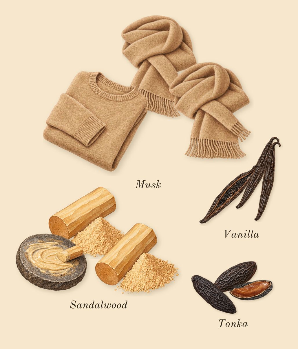 Vanilla 01, dry-down: Vanilla, Tonka, Sandalwood, Musk