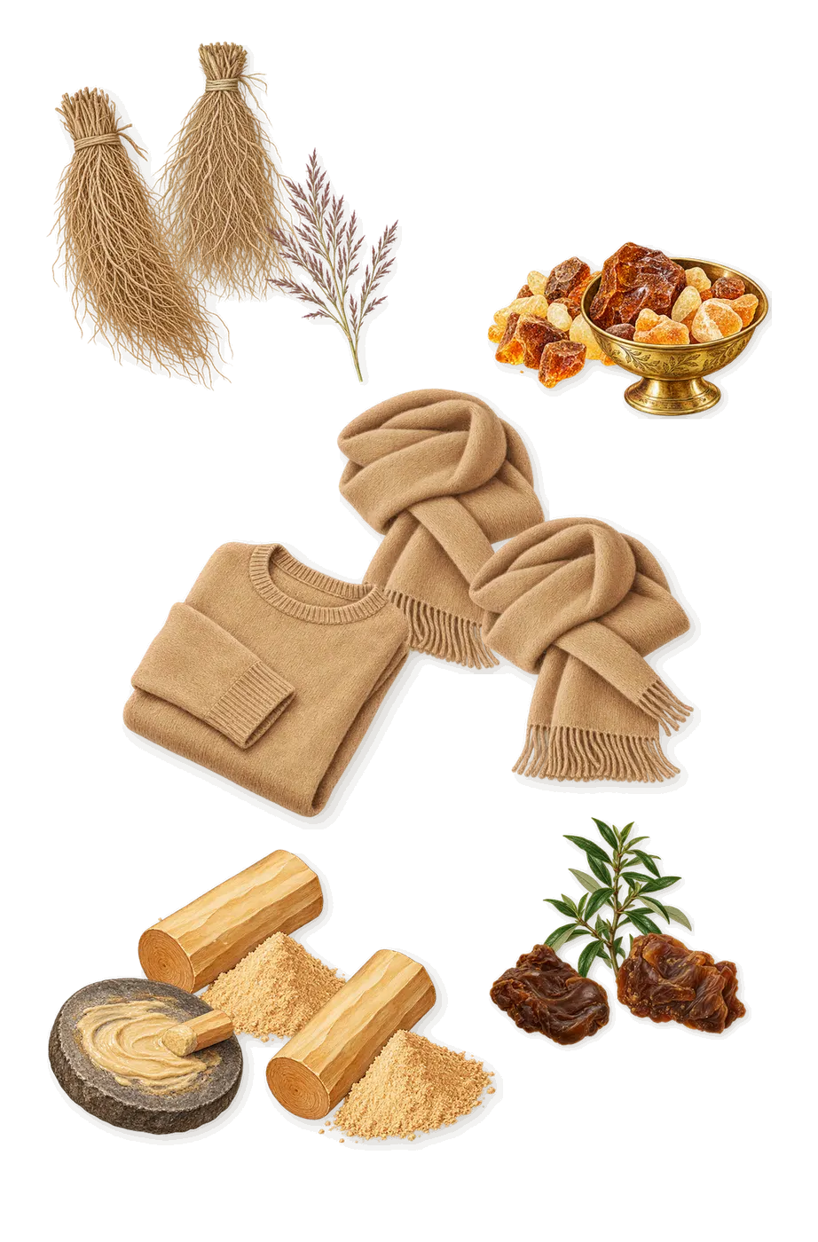 North Star, what stays: Amber, Vetiver, Musk, Sandalwood, Labdanum